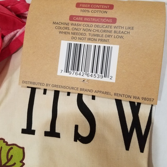 "HOST PICK" NWT,Greensource Sz. OS apron - Picture 5 of 6